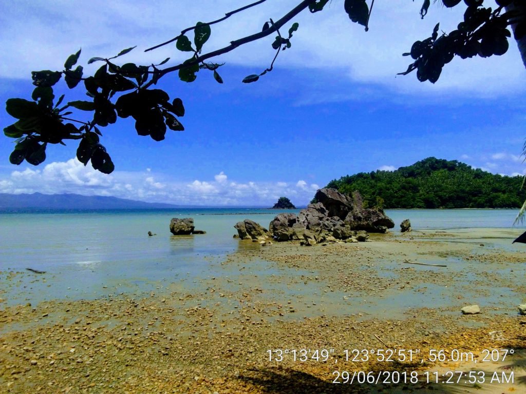 The beach of Barangay Mataas, Municipality of Bacacay